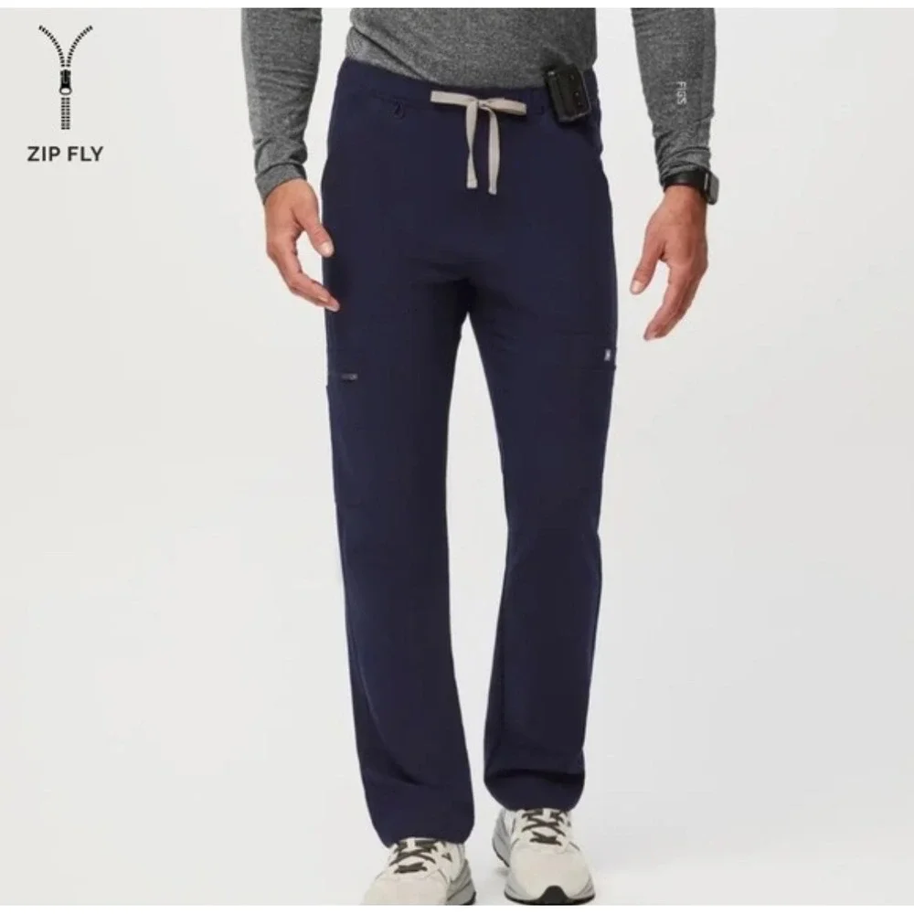 FIGS Men's Technical Collection‎ Navy Blue Scrub Pants Workwear Comfort